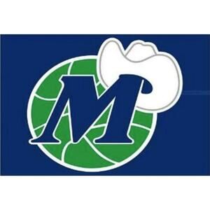Dallas Mavericks‎ Flag Banner New 3x5 Feet Retro Cowboy Hat Gameday Mancave